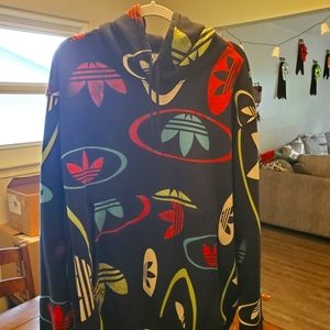 All over print Adidas hoodie